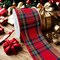 Designer’s Shop WR 63-5187 Holiday Tartan Plaid Wired edge ribbon 2.5” x 10 yard For DIY crafting, Home Décor, tree wreath decorating